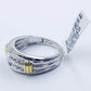 REAL 10k White Yellow Gold Engagement Wedding Band Men 0.48 CT Real Diamond