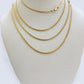 Real 18k Yellow Gold Miami Cuban Chain Necklace 2mm 24 Inch Men Women SOLID SALE