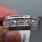 Mens 14k White Gold 1CT Diamond Band Solitaire Ring Wedding Engagement REAL , 10