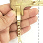 Men's Ladies 10K Gold Cuban Link Bracelet ID ,  Lobster Lock 8 Inch 6mm Engrave