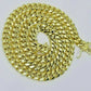 Real 14k Yellow Gold Miami Cuban link chain 8mm 30 Inch With Box Clasp Mens 14KT