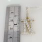 10k Initial " N " Diamond Pendant Charm Yellow Gold Alphabet Men's Ladies