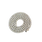 Real 925 Silver Moissanite Tennis Necklace Chain 22 Inch 4mm Women Men
