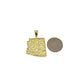 10K Yellow Gold Miami Cuban Link Chain Set Arizona Map Charm Pendant 4.5mm 18-28