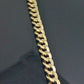 Men Real 10K Yellow Gold Cuban Link Bracelet 8 Inches 12.5 gm Rope Franco