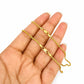 Real 18K Yellow Gold Franco Bracelet 1mm 7" 8" Ladies Dainty Thin Chain Jewelry
