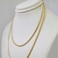 Real 10k Solid Miami Cuban Link Yellow Gold Chain 3mm Necklace 20 Inches Genuine