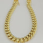 10K Men's Yellow Gold Miami Cuban Bracelet 8.5 Inches 9mm long Box Lock