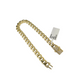 10k Yellow Gold Bracelet 7 Inch Royal Monaco Cuban Link 7mm Box Clasp
