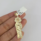 10k San Judas Charm Pendant Mens REAL 10Kt Saint Jude Yellow Gold