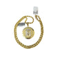 Real 10k Rope Chain Jesus Christ Charm Necklace Pendant Set 2mm 18"-24" Gold