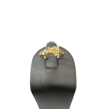 Real 10k Nugget Ring Yellow Gold Women 10Kt Genuine