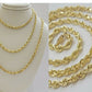 Solid 14k Gold Rope Chain Necklace 4mm 18"- 30" Inch REAL 14KT Yellow Gold