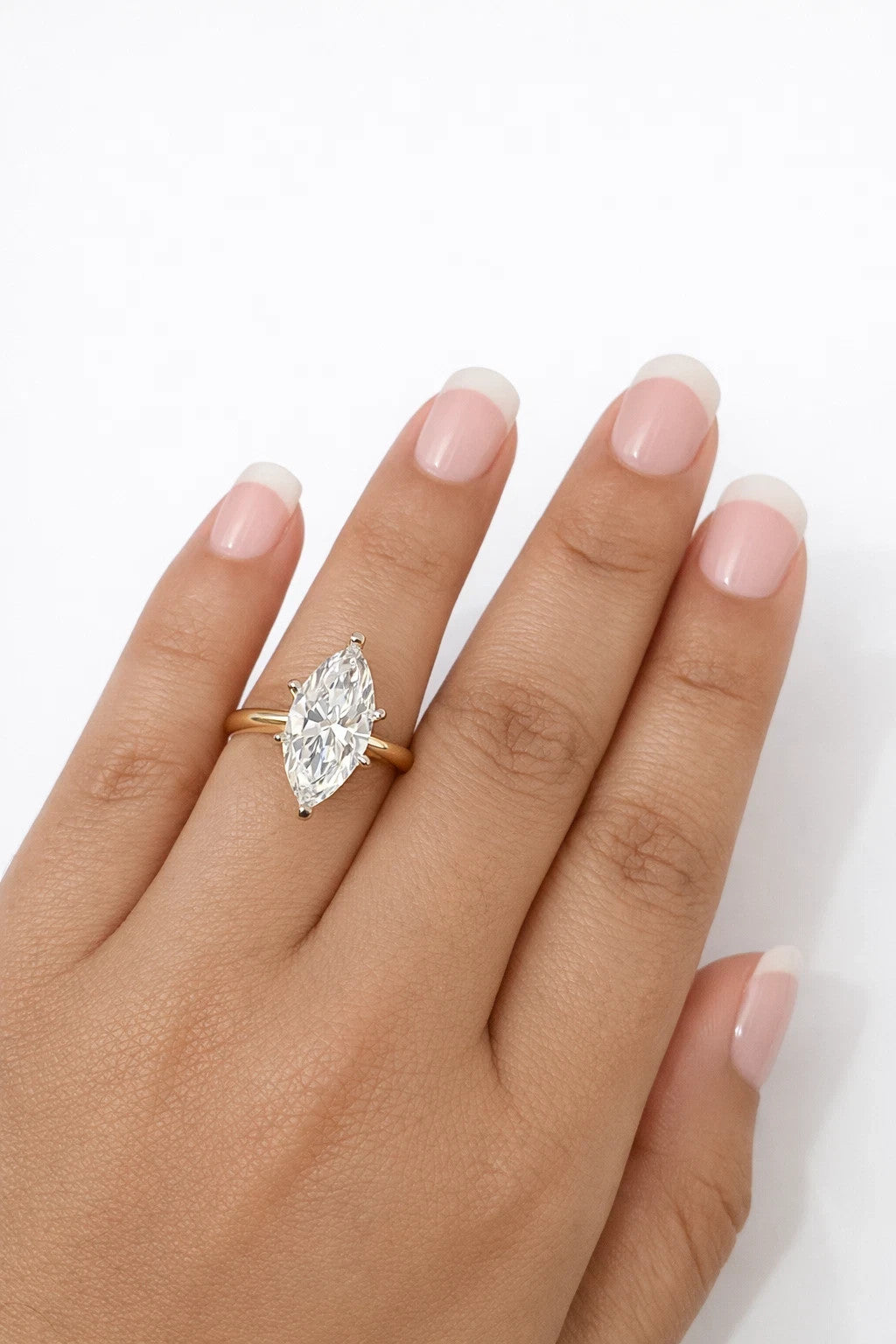 14k Yellow Gold Diamond Oval Ring LAB Created Wedding Engagement Ladies Women