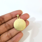 Real 10K Yellow Gold Masonic Freemason Medal Pendant Charm Genuine 10kt