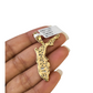 Real 10k Yellow Gold Florida Diamond Charm Pendant 1.5'' inch Genuine 10kt