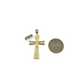 Real 10k Rope Chain Necklace Cross Charm Pendant Set 5mm 20"-30" Gold