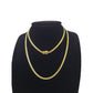 10k Solid Gold Miami Cuban Link Chain 3mm Necklace 18 20 22 24 Inches Men Women
