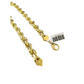 10k Yellow Gold Rope Chain Necklace 10mm 20-30 Inch Diamond Cuts Men's 10kt