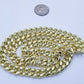 Real 10k Gold Chain 20"- 28" Miami Cuban link Necklace REAL 6mm-12mm REAL GOLD