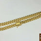 Real 10k Yellow Gold Miami Cuban Bracelet 6mm 8" Box Lock Unisex