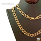 10k Gold Cuban Link Chain Diamond Cut 8mm 26 inch Lobster Lock Real Gold