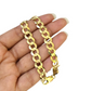Real 10k Yellow Gold Bracelet Solid Cuban Curb 8 Inch 8mm 10kt Bracelet
