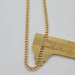 Real 14k Gold Chain Franco 3.5mm Necklace Diamond Cut 20" Short 14kt Yellow Gold