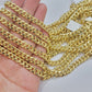Real 14k Gold Necklace Miami Cuban Link chain 6mm 18" - 28 Inch Strong, 14kt Men