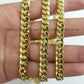 10k Gold Cuban Necklace chain 6mm 7mm 8mm 20 22 24 28 30 Inch Box Lock Real 10KT