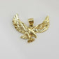 Real 10k Gold Eagle Charm Pendant 4mm Miami Cuban Chain 18 20 22 24 26 Inches
