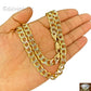 10k Gold Cuban Link Chain Diamond Cut 8mm 26 inch Lobster Lock Real Gold