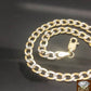 REAL 10k Gold Cuban Link Bracelet Diamond Cuts 9Inch Men Women