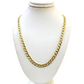 Real 10k Gold Chain Cuban Curb Link 20 Inch 5.5mm 10kt Yellow Gold Necklace