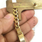 Men's Ladies 10K Gold Cuban Link Bracelet ID ,  Lobster Lock 8 Inch 6mm Engrave