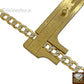 10k Gold Cuban Link Chain Diamond Cut 8mm 26 inch Lobster Lock Real Gold