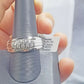 Mens 14k White Gold 0.47CT Wedding Engagement Ring Diamond Band Solitaire Real