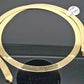 Real 10K Yellow Gold 7mm 24" Herringbone Necklace Chain Men Women lobster 10KT