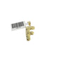 Real 10k Rope Chain Necklace Nugget F Initial Charm Set 3mm 18"-28" Pendant Gold