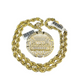 Real 10k Rope Chain Last Supper Necklace Pendant Set 7mm 20"-30" Gold Men