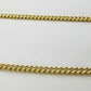 14k REAL Yellow Gold Necklace 26" Inch 10mm Miami Cuban Box Lock Men 14kt
