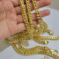 Real 10k Gold Franco Chain 7mm Necklace 26" Inch 10kt Thick & Strong For Men's