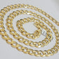 Real 10k Yellow Gold Cuban Curb Link Chain Necklace 10mm 20"- 30" 10kt SOLID