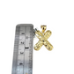 Real Gold 10k Chain X Initial Charm Miami Cuban Link 2.5mm Necklace Pendant SET