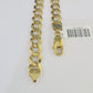 10k Cuban Curb Link Bracelet Yellow Gold 8mm 8.5 Inches Men Women Real