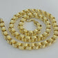 Mens Byzantine Chain 10k Gold Necklace 11mm 22" 24" 26" 28" 30" 10kt Yellow Gold
