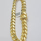 Real 14k Gold Bracelet 10mm 8.5 Inch Miami Cuban Link Men's 14kt Solid & STRONG