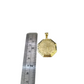 Real 10K Mexican 50 Pesos Medallion Pendant Charm Yellow Gold Genuine 10kt