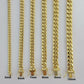 Real 10k Yellow Gold chain Bracelet 5mm-10mm Miami Cuban Link Necklace 8"-30"