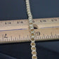 10k Yellow Gold Chain Men's Byzantine Necklace 28 Inch Lobster 3.5 mm, REAL,Rope